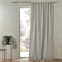 Штора Из велюра с люверсами Lavezzi 140 x 220 см серый AM.PM  фото, kupilegko.ru